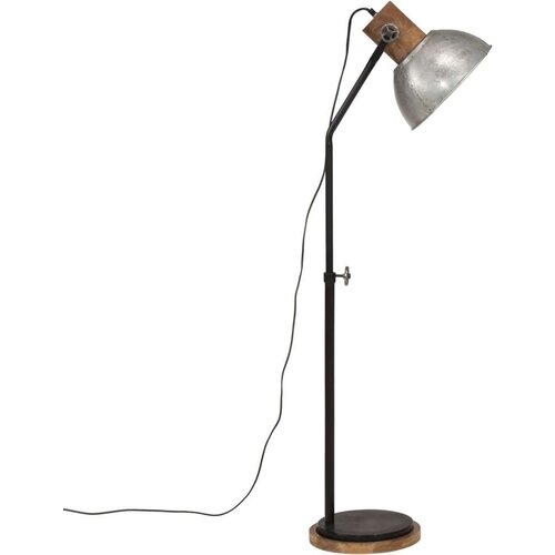  Svjetiljka 25 W vintage srebrna 30 x 30 x 100-150 cm E27 Slike