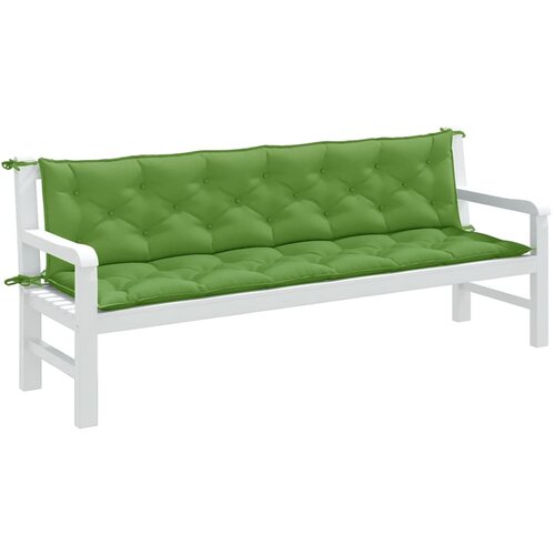  Jastuci za vrtnu klupu 2 kom zeleni 200x50x7 cm tkanina Cene