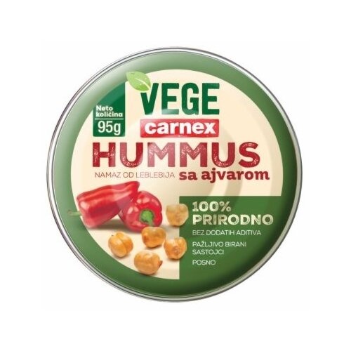 Carnex Hummus Vege ajvar 95g Cene