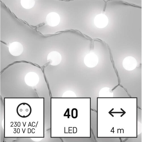  Spolja&amp;scaron;nji LED niz 40xLED/9m IP44 hladna bela Slike
