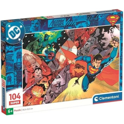 Clementoni DC Comics Superman juna&scaron;ki trenutki, 104-delni puzzle - Cene
