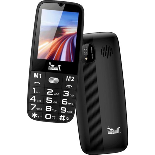 Mean IT MOBILNI TELEFON 2,4" DUAL SIM SENIOR 15 CRNI Cene