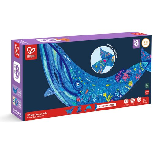 Hape sestavljanka Kit s sijočo povr&amp;scaron;ino (202 delna) Slike