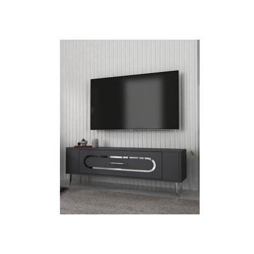 Hanah home tv polica Retrop3 anthracite silver Cene