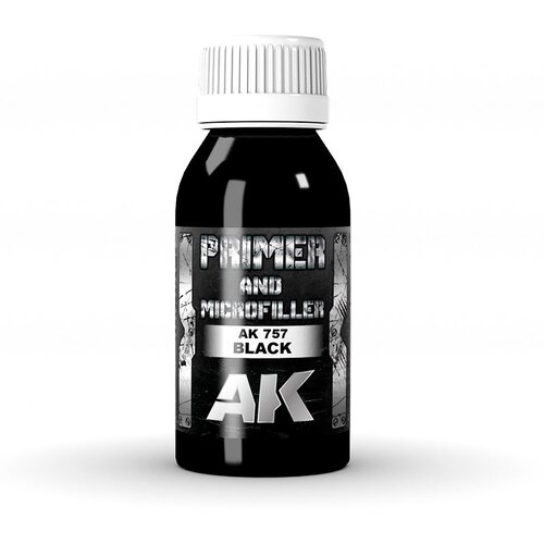 AK Interactive Black Primer and Microfiller 100ml - AK757 Slike