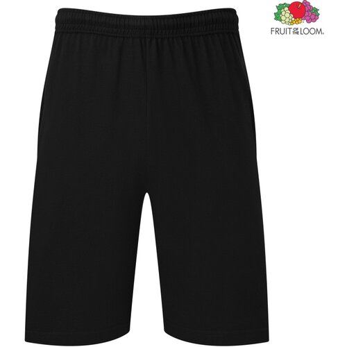 Fruit Of The Loom Men&amp;#039;s Black Shorts Iconic 195 Jersey Slike
