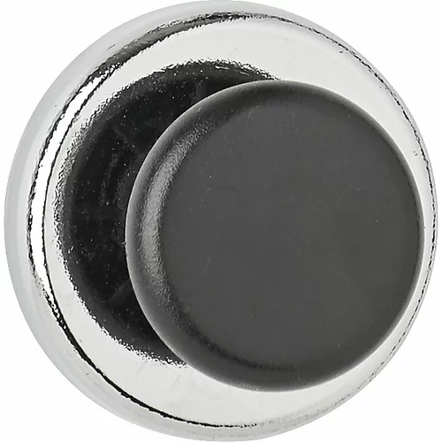 Maul Močni magnet z držalom, DE 10 kosov, Ø 38 mm, sila oprijema 5 kg, svetlo srebrne barve