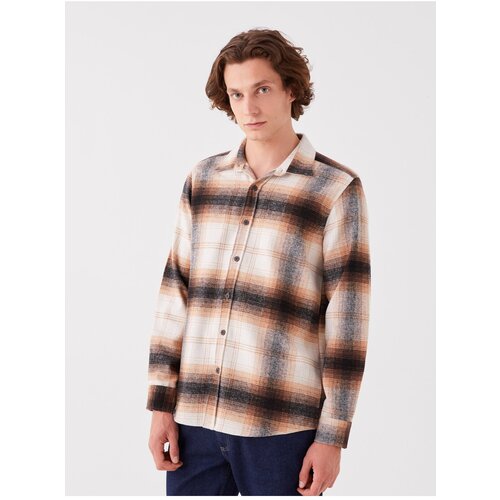 LC Waikiki Regular Fit Long Sleeve Plaid Men's Lumberjack Shirt Slike