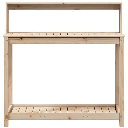  Stol za sadnju s policama 108x50x109,5 cm od masivne borovine Slike