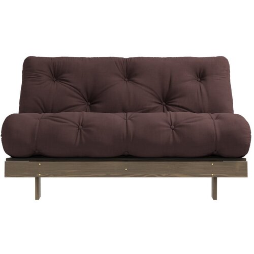 Karup Design Temno rjava raztegljiva sedežna garnitura 160 cm Roots – Cene