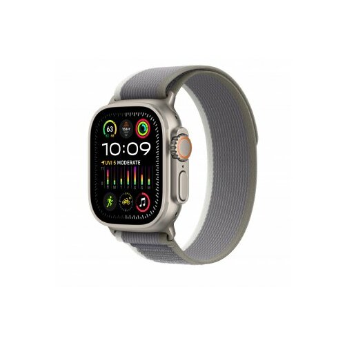Apple watch 49mm band: green/gray trail loop - s/m mt5y3zm/a Slike