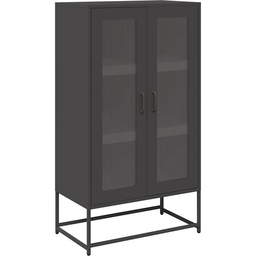 Maison Chic Visoka Komoda - Predalnik črna 68x39x123 cm Jeklo, (21715961) Slike