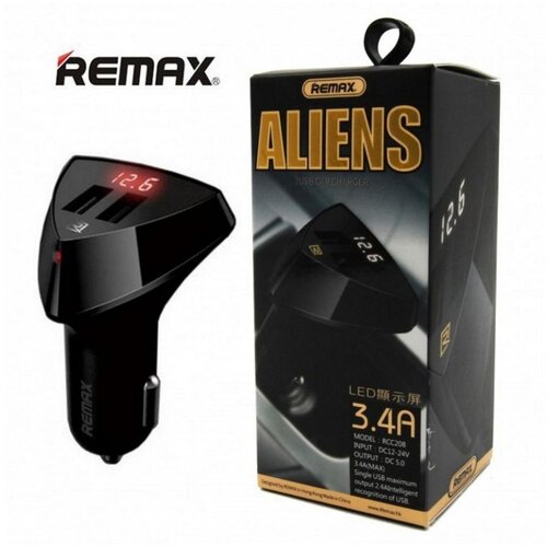 Remax Aliens 2Usb Voltage Visible Car Charger Rcc208 Cijene