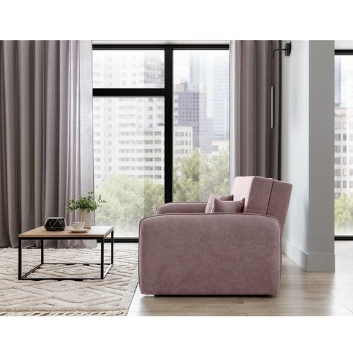 ELTAP Ružičasta sklopiva/s prostorom za odlaganje sofa od &amp;scaron;enila 155 cm Laine &amp;ndash; Slike