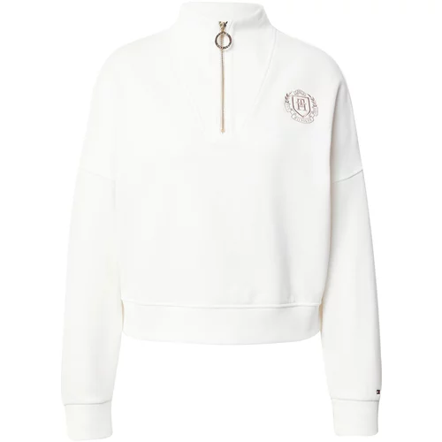 Tommy Hilfiger Sweater majica ecru/prljavo bijela / rozo zlatna