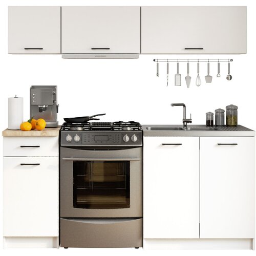 AKORD KITCHEN FURNITURE SET OLIVIA G1 1.8M BELE, (21702855) Slike