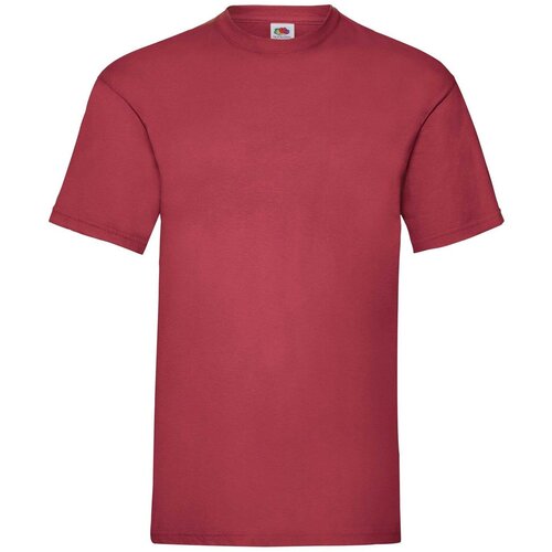 Fruit Of The Loom Men's Red T-shirt Valueweight Cene