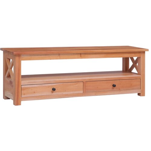 VidaXL TV omarica 115x30x40 cm trden mahagonij Slike