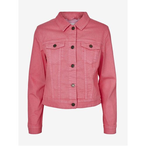 Noisy May Coral Denim Jacket Debra - Women Slike