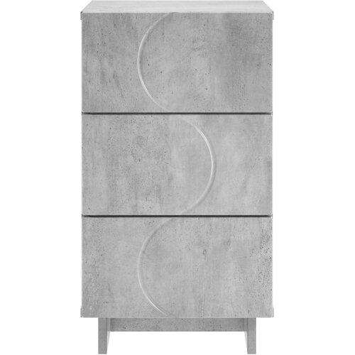  Noćni ormar Betonska siva 33,5 x 34,5 x 60 cm Konstruirano drvo Slike