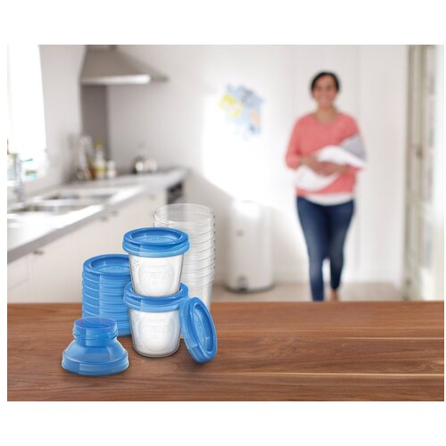 Philips posodic za shranjevanje mleka 180 ml, 10 kom SCF618/10 Slike
