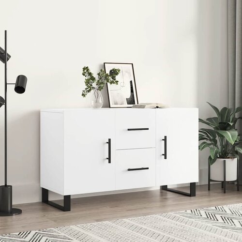  Komoda bijela 100x36x60 cm od konstruiranog drva Cijene