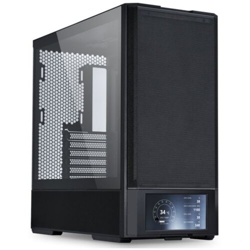  lancool 207 digital black, atx, mid-tower, 6" lcd 2x 120mm, 2x 140mm fans Cijene