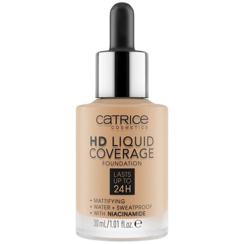 Catrice Pudri &amp;amp; podlage Fl&amp;uuml;ssige Foundation mit HD-Abdeckung - 32 Nude Beige Bež Slike