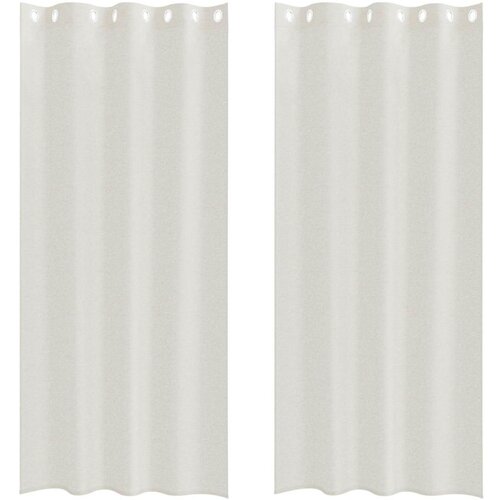 vidaXL Voile zavesa z zavesami 2 pcs krema 245 x 140 cm Poliester, (5000149102) Cene
