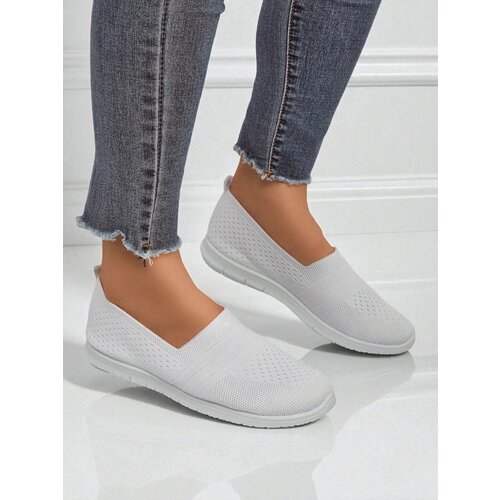 Resti White Ariadne women's ballerinas made of breathable fabric on a flat sole Cene