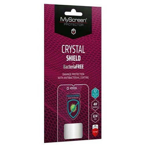 Myscreen protector MS CRYSTAL BACTERIAFREE ZA SAMSUNG S24 FE S721 FOLIJA Z APLIKATORJEM, (21975003) Slike