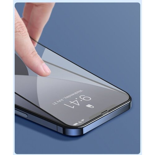 Baseus 2x Kaljeno steklo za celoten zaslon 0,25 mm z okvirjem za iPhone 12 mini Slike