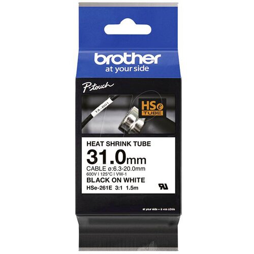 Brother 21,0mm crno/belo termoskuplj. ( HSE251E ) Slike
