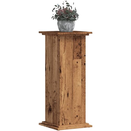  Stalak za biljke boja starog drva 33 x 33 x 80 cm drveni Slike