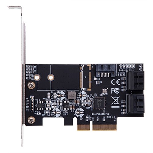 E-green pci-express kontroler 5-port sata III int. kartica JMB585 chipset Cene