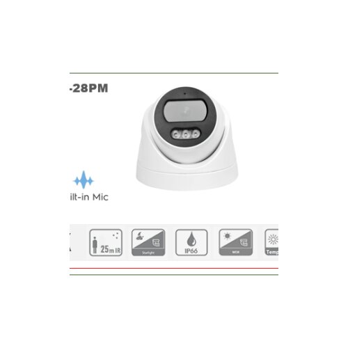 POE Dome IP Kamera Longse 4MP 2.8mm 25m IR + MIC CPSBFC4R-28PM Cijene