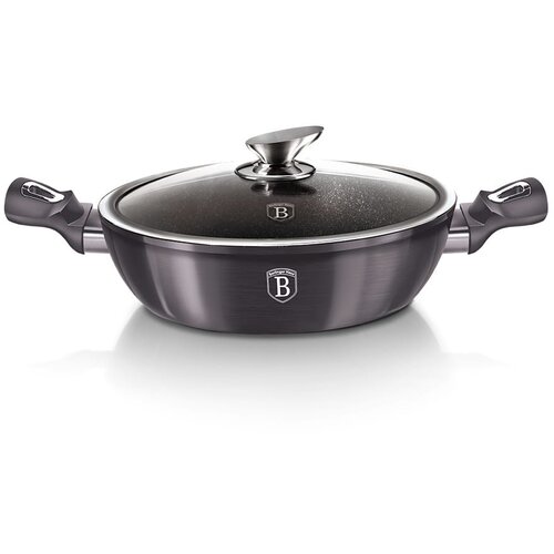 Shumee LONEC Z NIZKIM PREVLAKOM GRANIT 3.8L 28cm BERLINGER HAUS METALIC LINE Carbon Pro BH-6898, (21385374) Cene