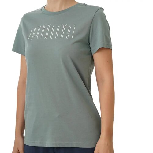 Puma Ženska majica Sport Graphic Tee, Siva Slike