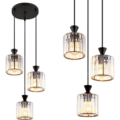 Toolight Viseća Lampa EBT025-3CP BLACK Slike