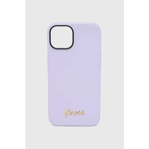 Guess Etui za telefon Iphone 14 6,1" vijolična barva