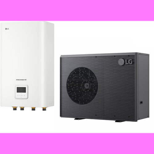 LG Monoblok HM091HF.UB40 + HN1639HC.NK0 hidro enota z grelcem, Toplotna črpalka 9kW (R290) 1 fazna - Cene