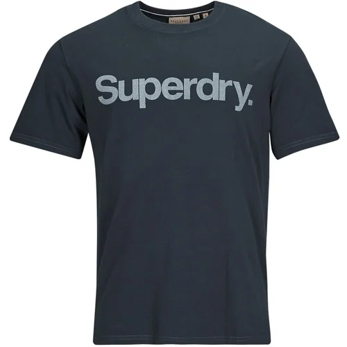 Superdry CORE LOGO CITY LOOSE TEE Crna