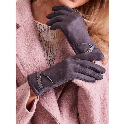 Wool Fashion Italia Gloves-AT-RK-902.08-dark gray Slike