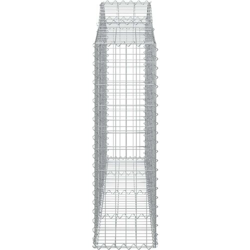  Lučne gabionske košare 4 kom 200x30x100/120cm pocinčano željezo Cijene