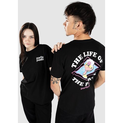 Party Pants Permanent Vacation T-shirt black Slike