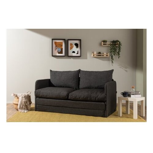 Atelier Del Sofa Dvosed na razvlačenje Saga XL, 148x70x66 cm, Tamnosivi Cijene