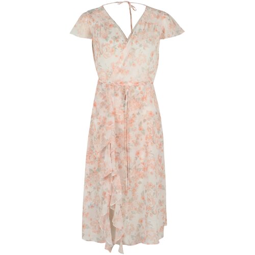River Island Petite Obleka zelena / breskev / temno oranžna / bela Slike