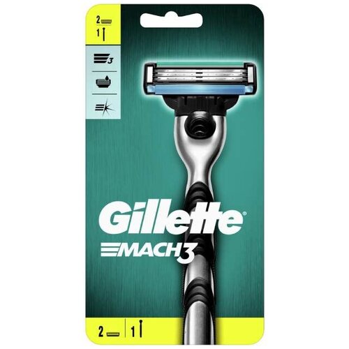 Gillette brivnik Mach3 + 1 brivni nastavek Cene