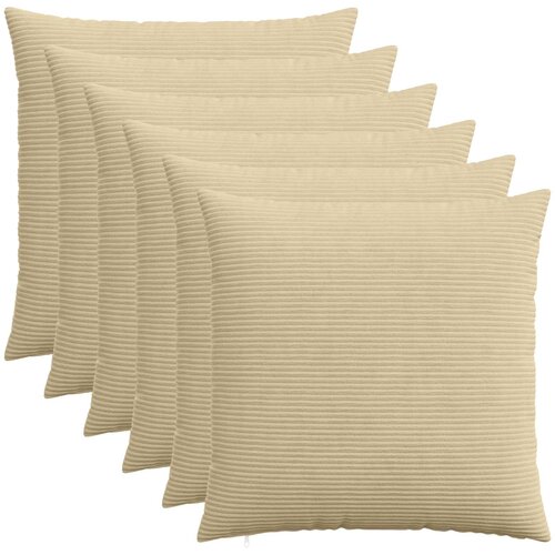  Presvlaka za jastuk 6 pcs HEERLEN Zelena Siva 70 x 70 cm Kord Cene