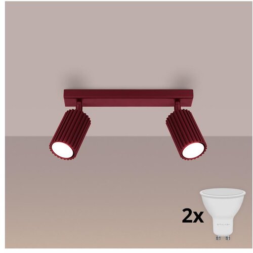  Brilagi - LED spot svetiljka CRESTO 2xGU10/10W/230V bordo Cene